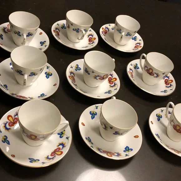 Farmers Rose Porsgrund Set